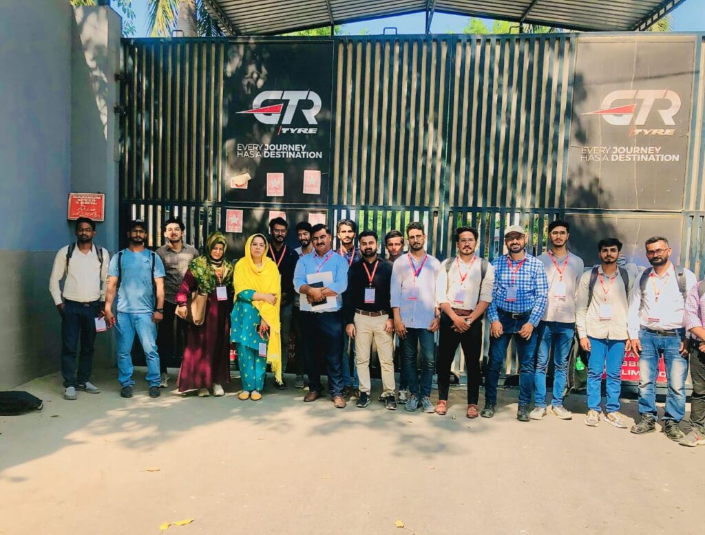 BE Electrical students visited General Tyre Company