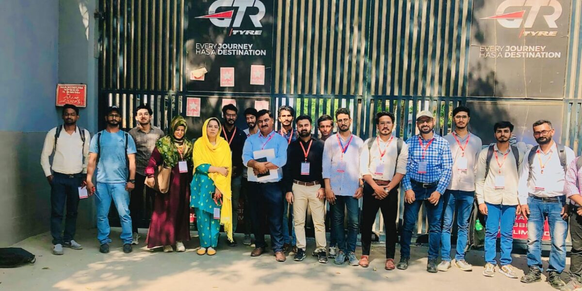 BE Electrical students visited General Tyre Company
