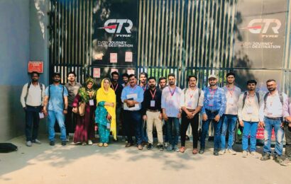 BE Electrical students visited General Tyre Company