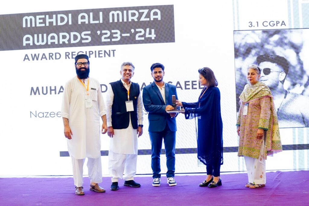 Awarded the Mehdi Ali Mirza Award 2023-2024